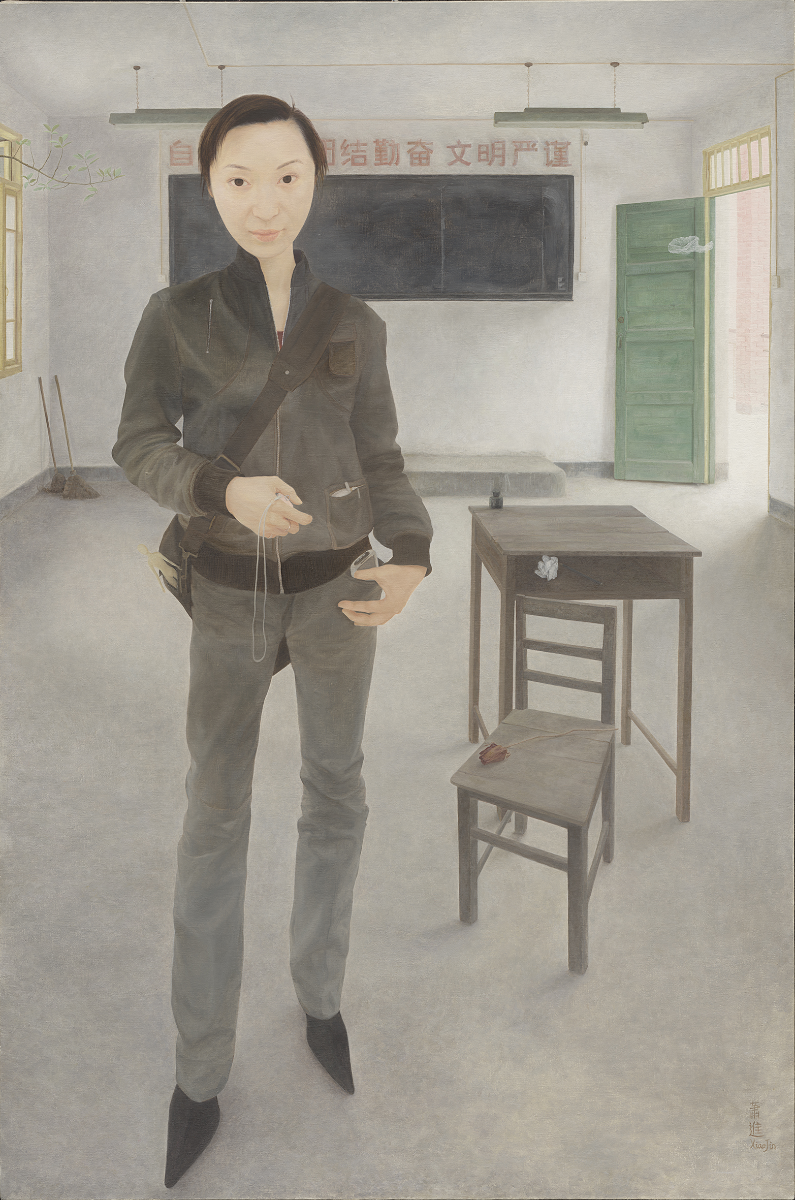 《四三零人生之二：昔日校園遠方》180x120cm布面油畫2008年.jpg